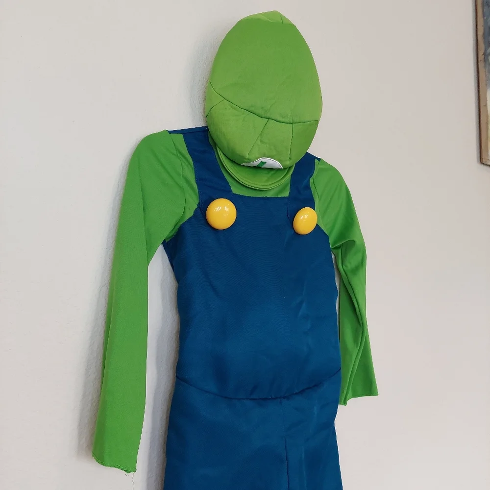 Super Mario Brothers‎ Luigi Costume Size 7-8